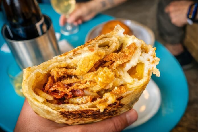 SALA long beach breakfast burrito chilaquiles