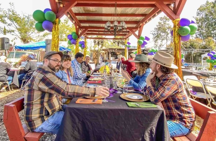 A dinner happening at Organic Harvest Gardens is one that is beyond magical. Photo by Brian Addison.
