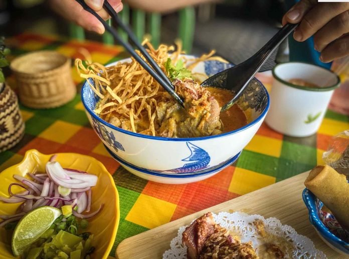 The khao soi from Chiang Rai That Street Food. Photo by Brian Addison.
