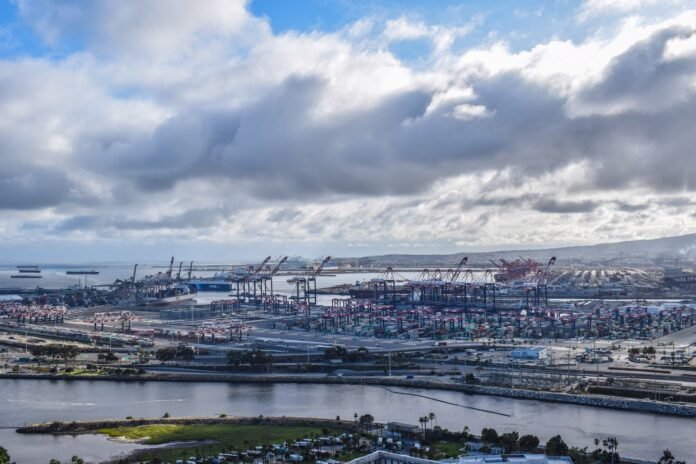 The Port of Long Beach. Photo by Brian Addison.