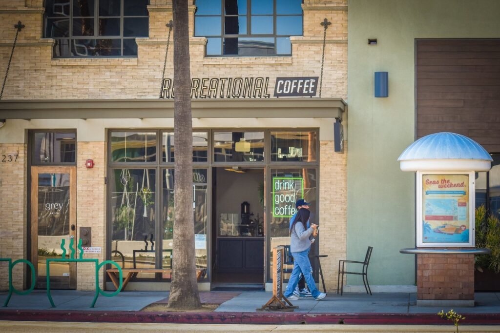 Recreational Coffee in Downtown Long Beach. Photo by Brian Addison.