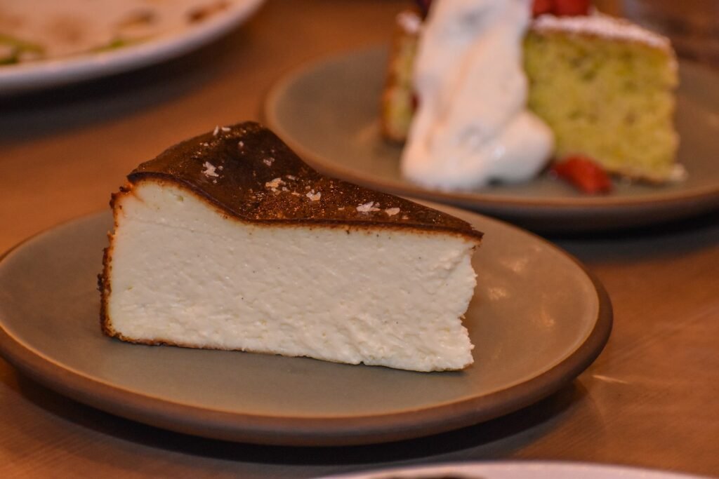 The Basque cheesecake from Marlena. Photo by Brain Addison.