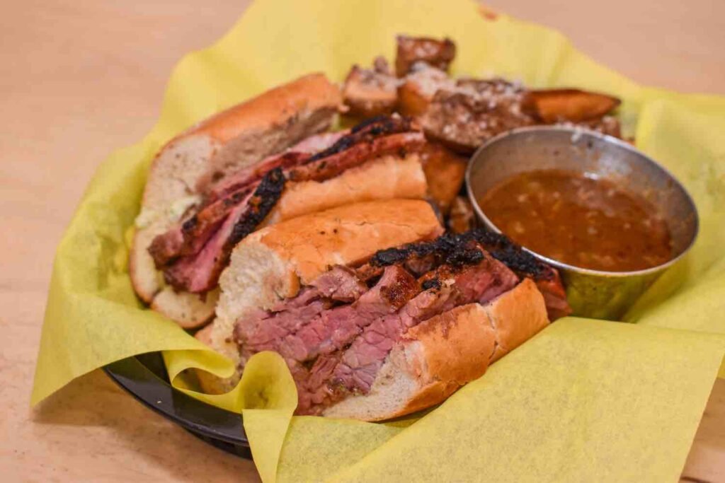 The tri-tip dip from Shady Grove Foods. Photo by Brian Addison.