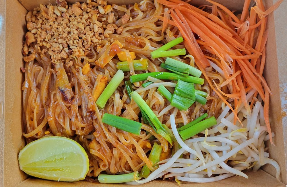 Pad Thai from Tasty Food to Go, one of the city's best restaurants that are hole-in-the-walls. Photo by Bob B./Yelp!