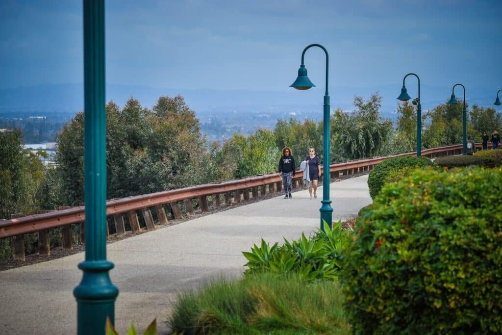 Signal Hill's Panorama Promenade is a gem for walkers and joggers. Photo by Brian Addison.