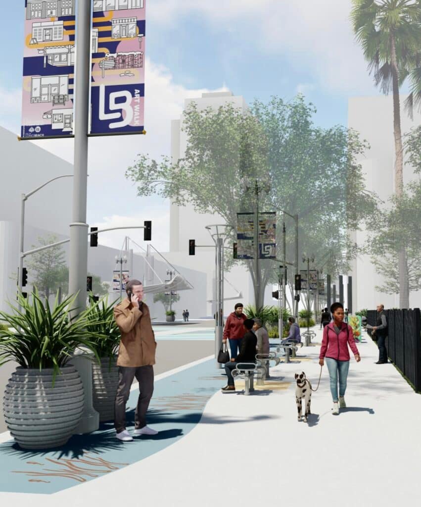 long beach transit mall renovation