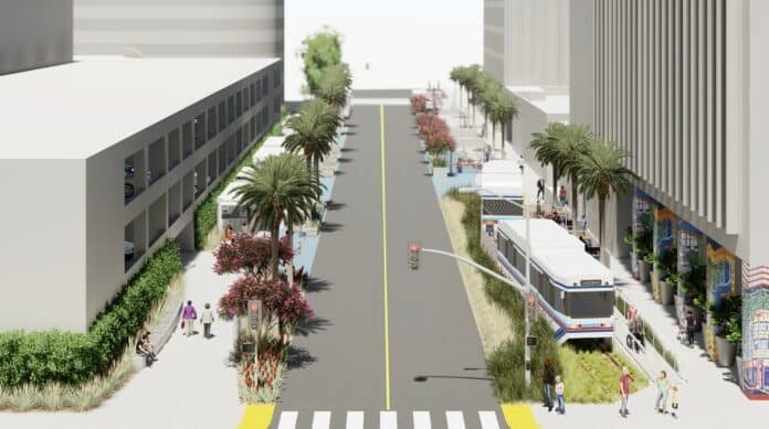 long beach transit mall renovation