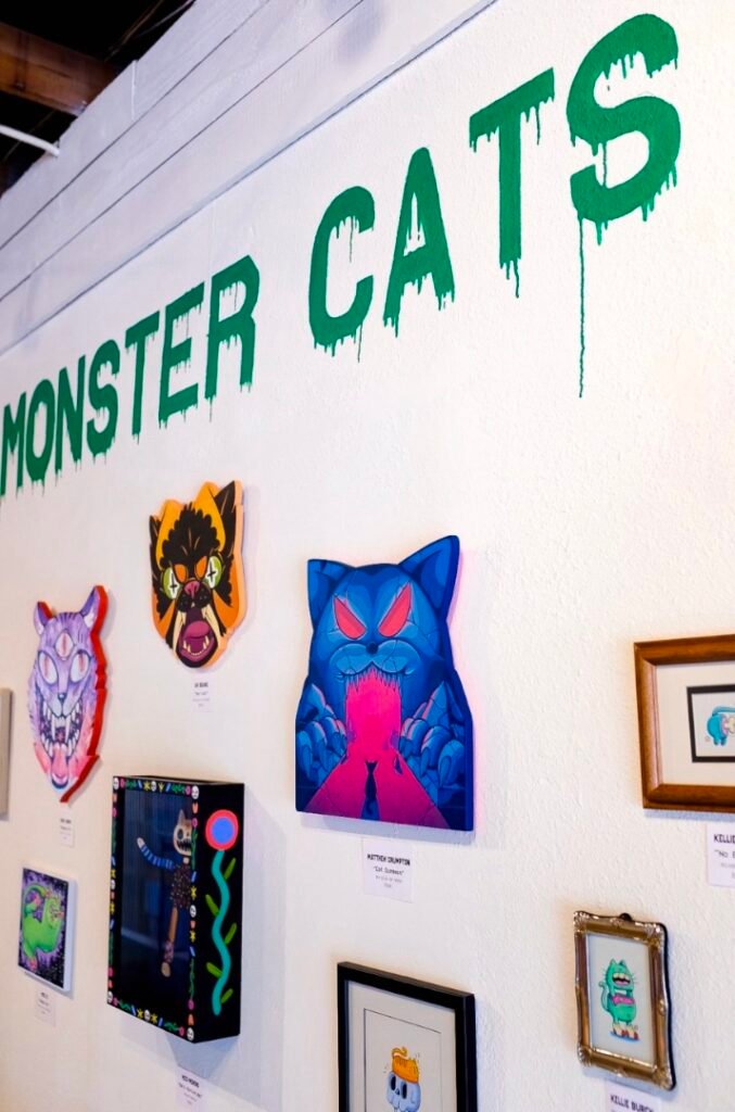 monster cats art show