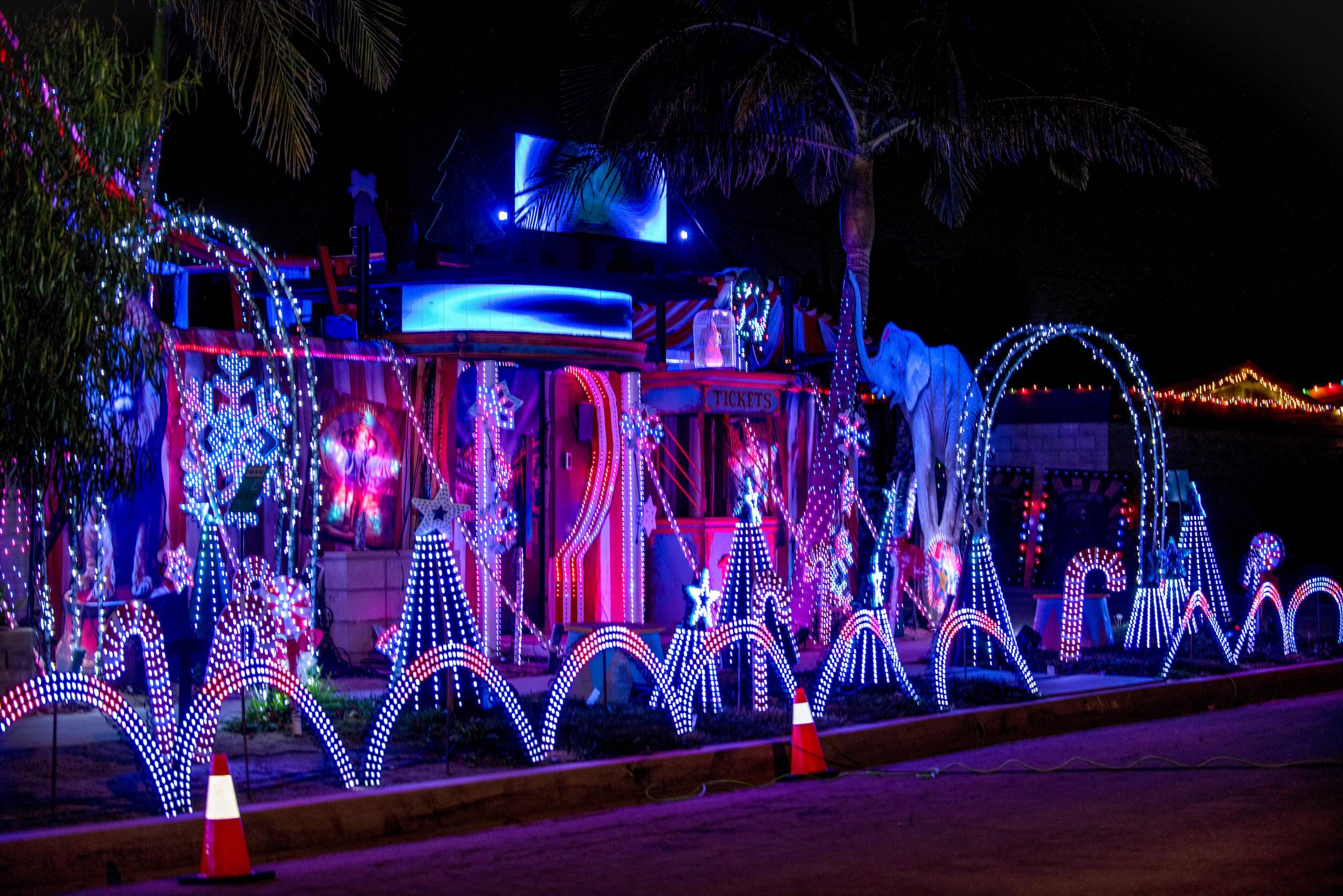 Lights, aerials, Christmas: Long Beach neighborhood lights
