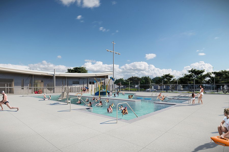 belmont plaza pool renderings