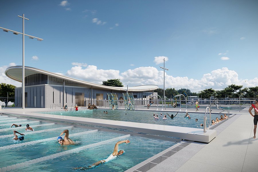 belmont plaza pool renderings