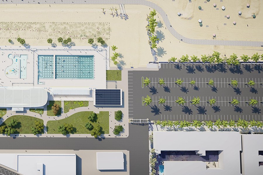 belmont plaza pool renderings