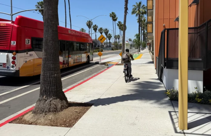 long beach blvd bike lane