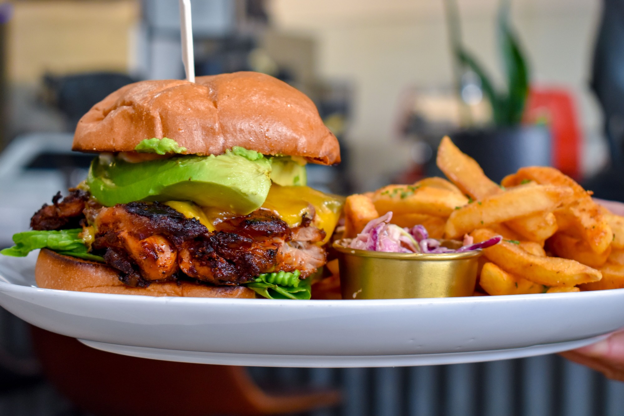 Stuffed between two bars in West Long Beach, Black Pork is a multi