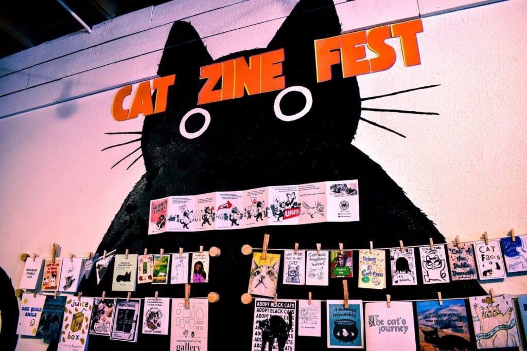 cat zine fest cool cat collective long beach