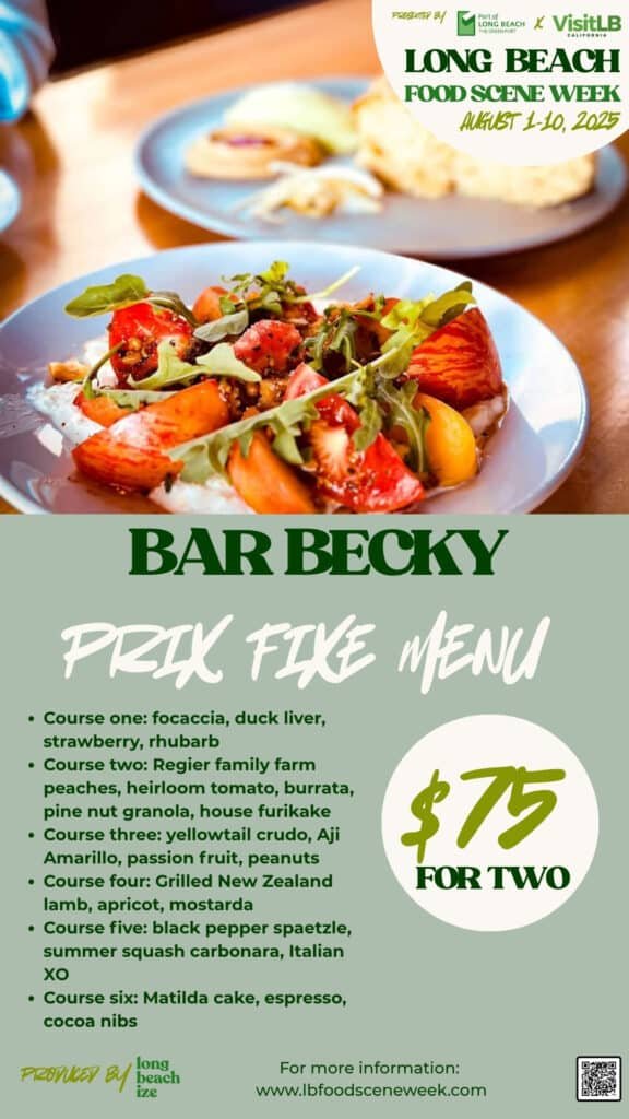 long beach food scene week 2025 Bar Becky