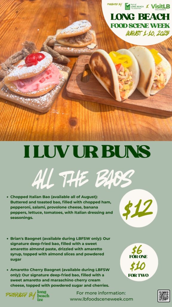 long beach food scene week 2025 i luv ur buns