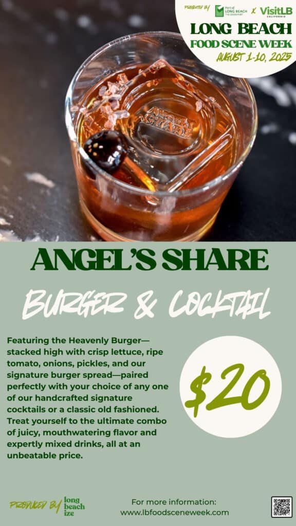 long beach food scene week 2025 angel's share