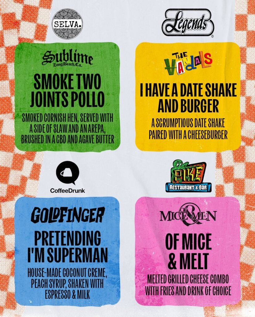 vans warped tour food long beach scene