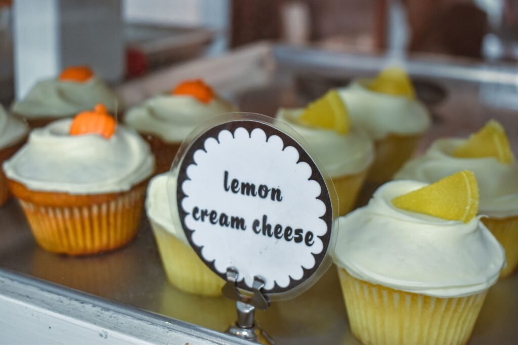 frosted long beach cupcake