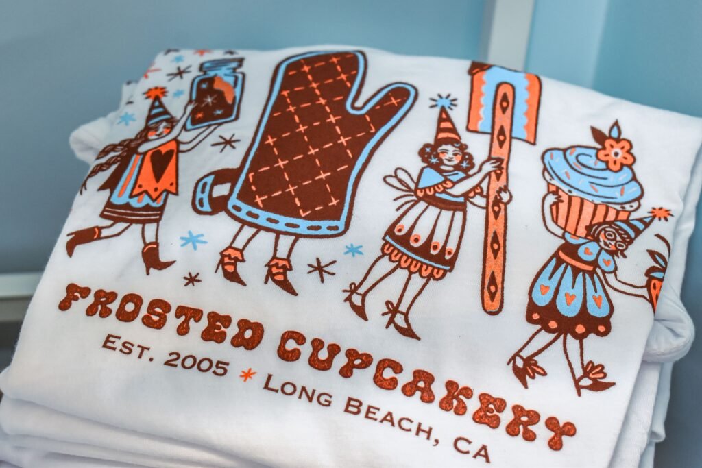 frosted long beach cupcake