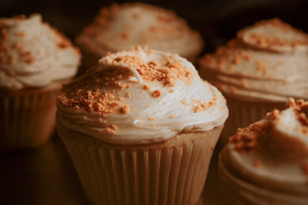 frosted long beach cupcake
