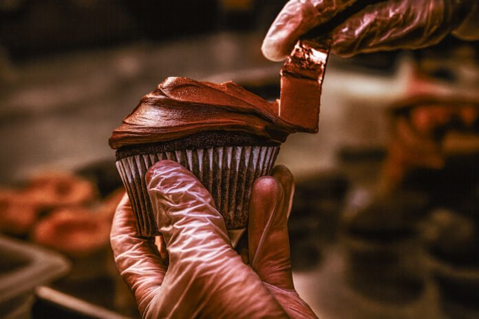 frosted long beach cupcake