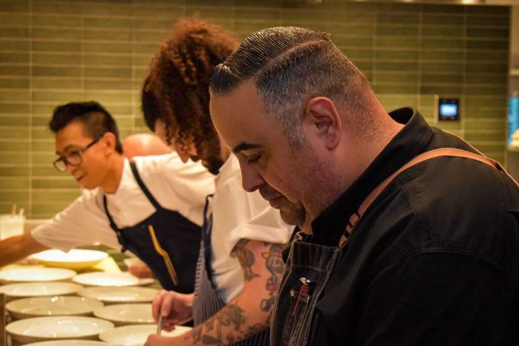 long beach grand prix fixe chef luis navarro chef maxwell pfeiffer