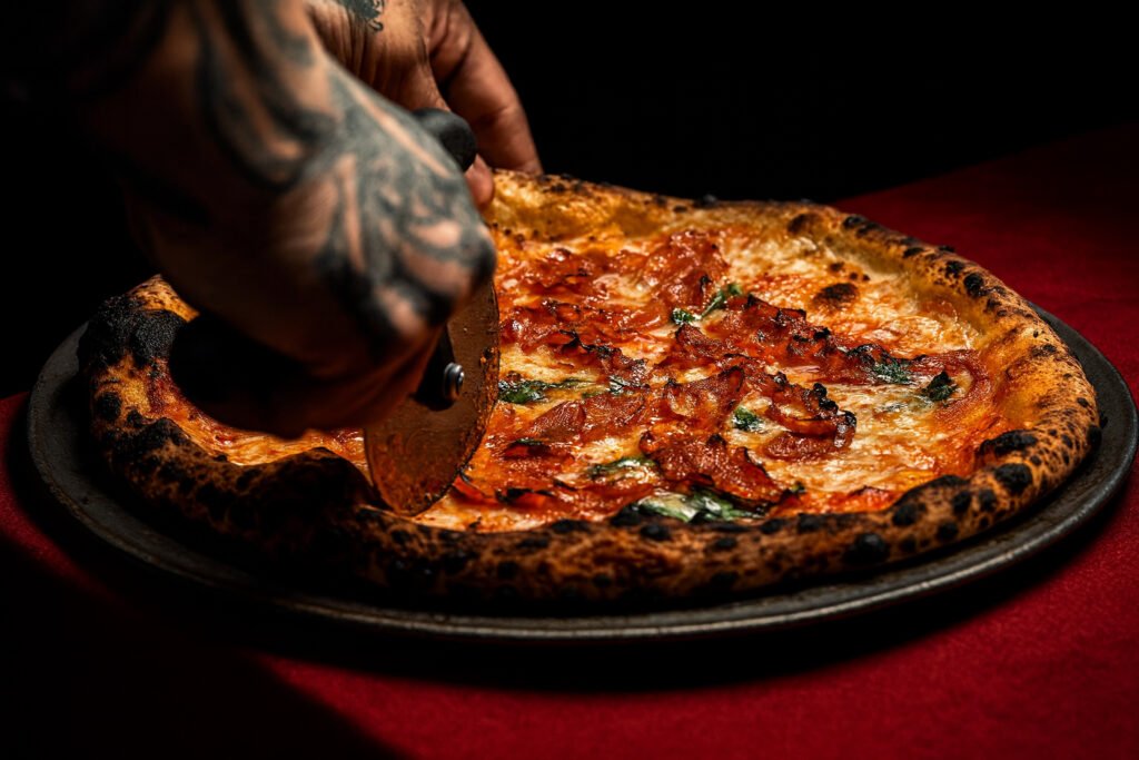 hamburgers nice waldo's pizza Due Fiori collab