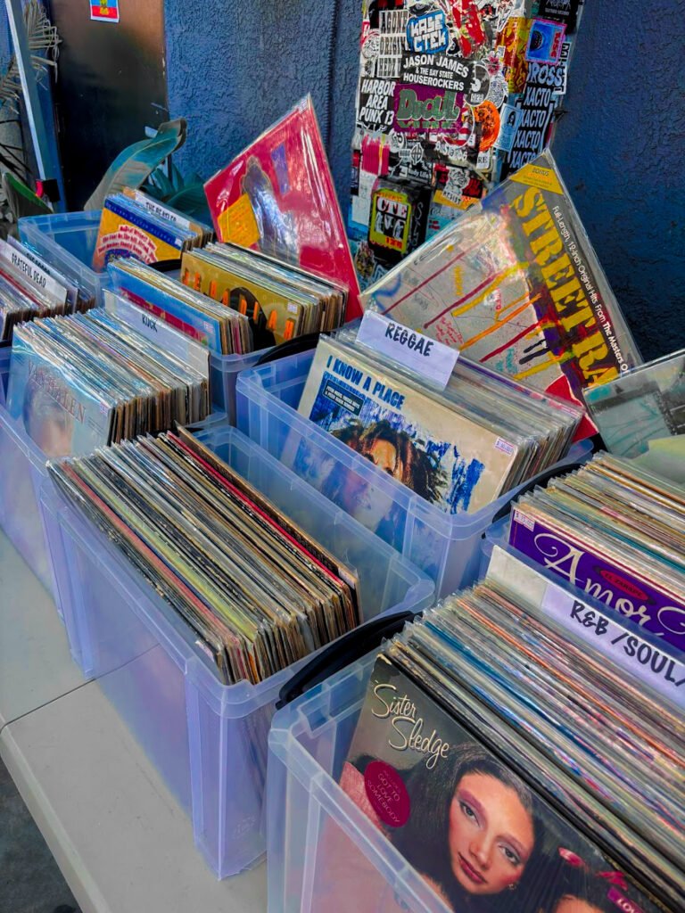 record swap long beach Collectng Dust