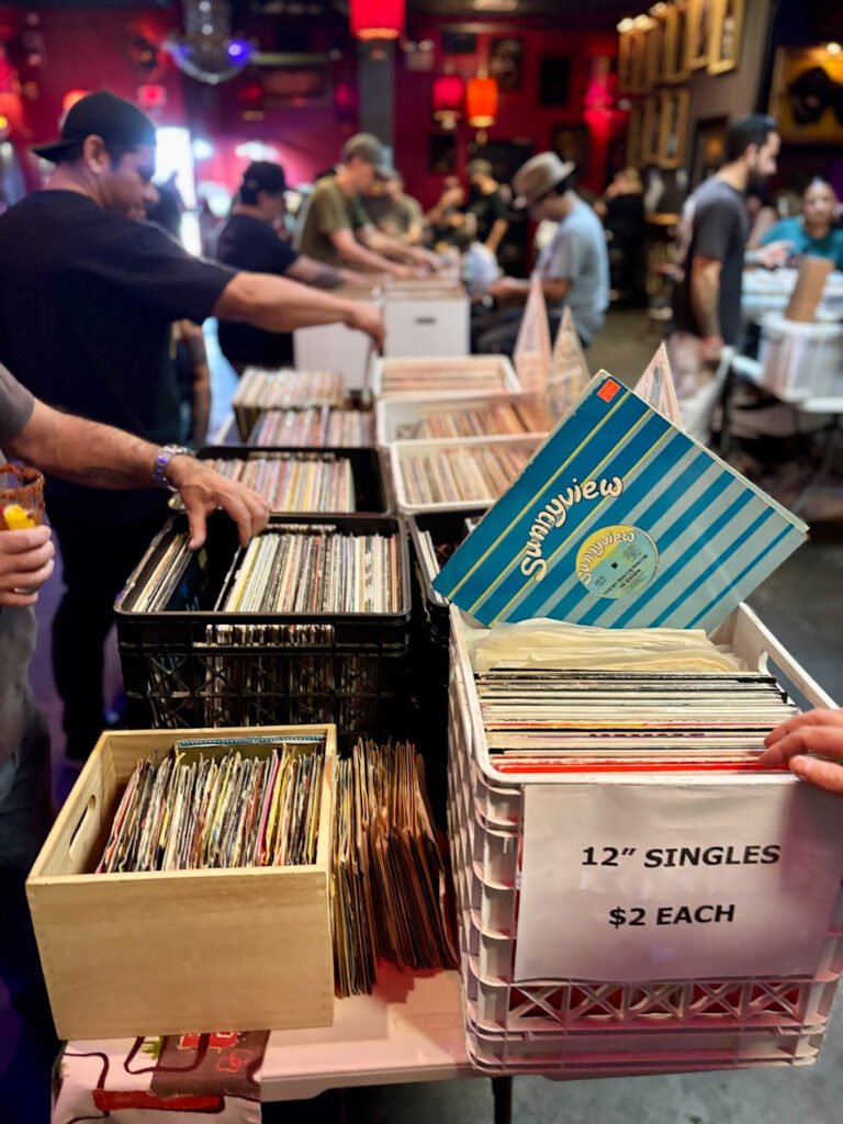 record swap long beach Collectng Dust