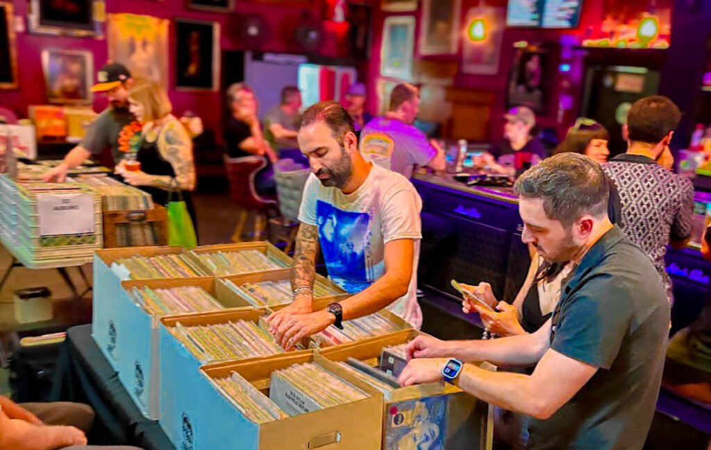 record swap long beach Collectng Dust