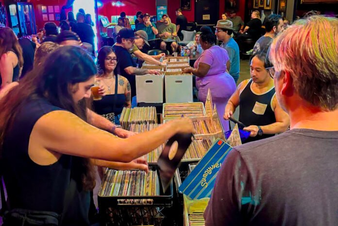 record swap long beach Collectng Dust