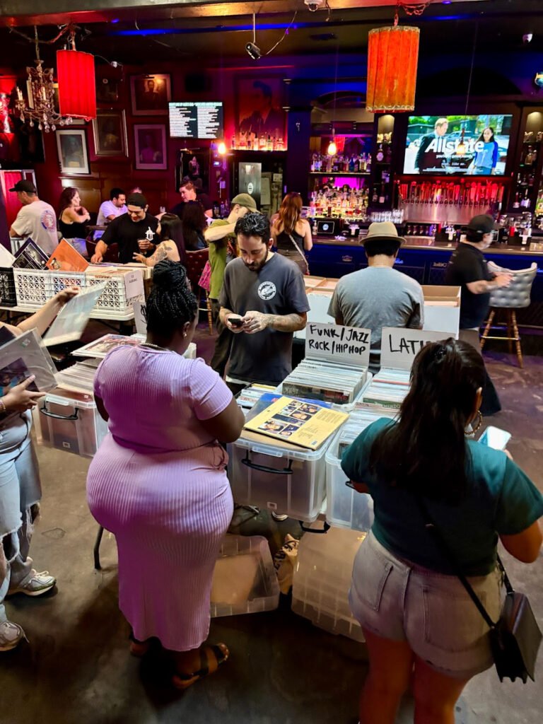 record swap long beach Collectng Dust