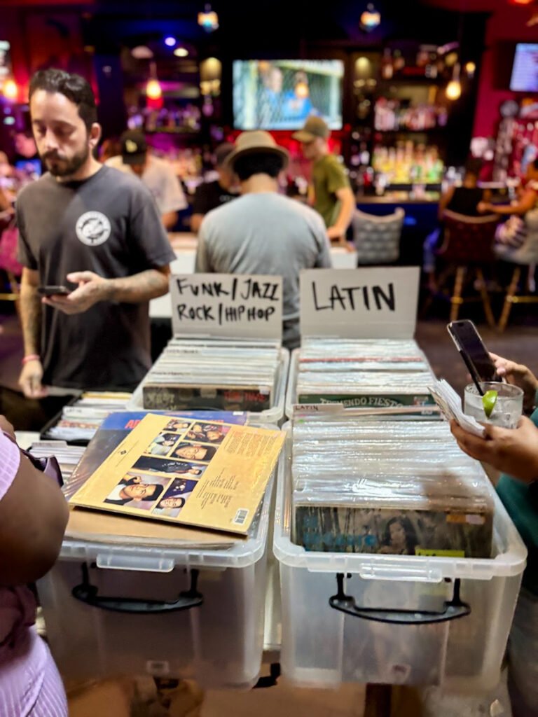 record swap long beach Collectng Dust