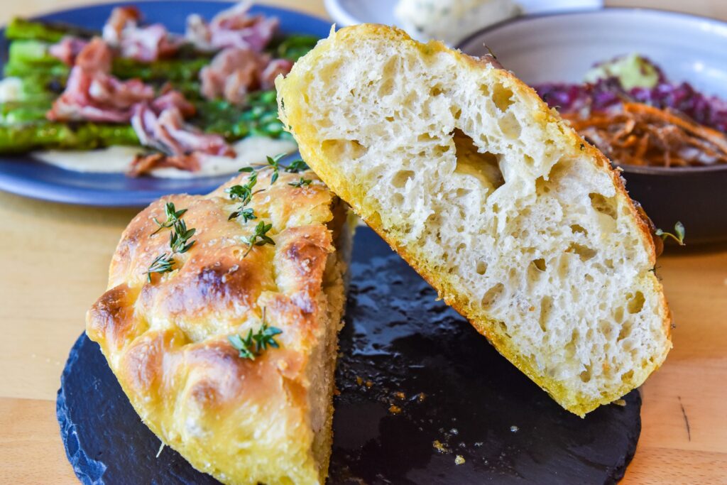 bar becky long beach focaccia and butter