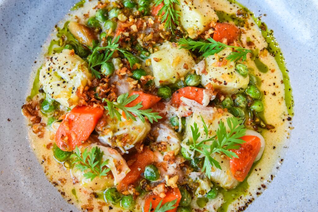 bar becky lojng beach chicken dumplings