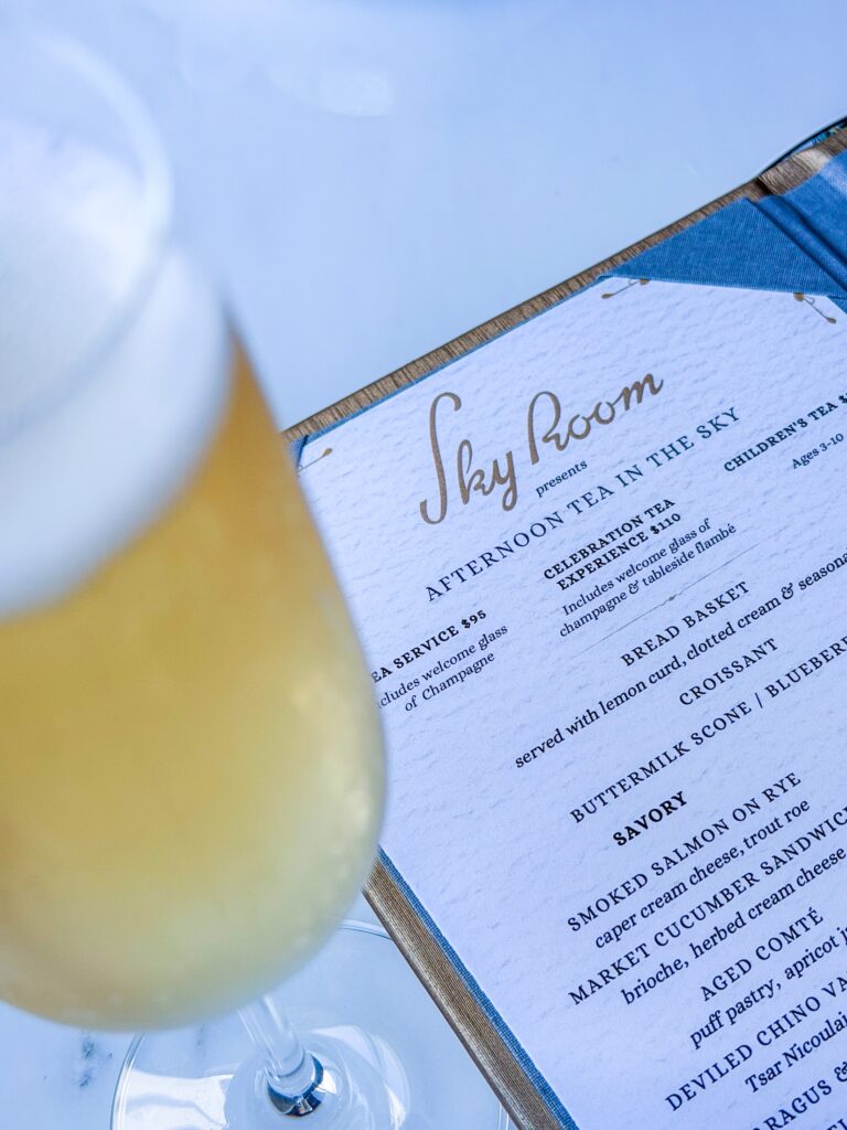 sky room afternoon tea Long Beach